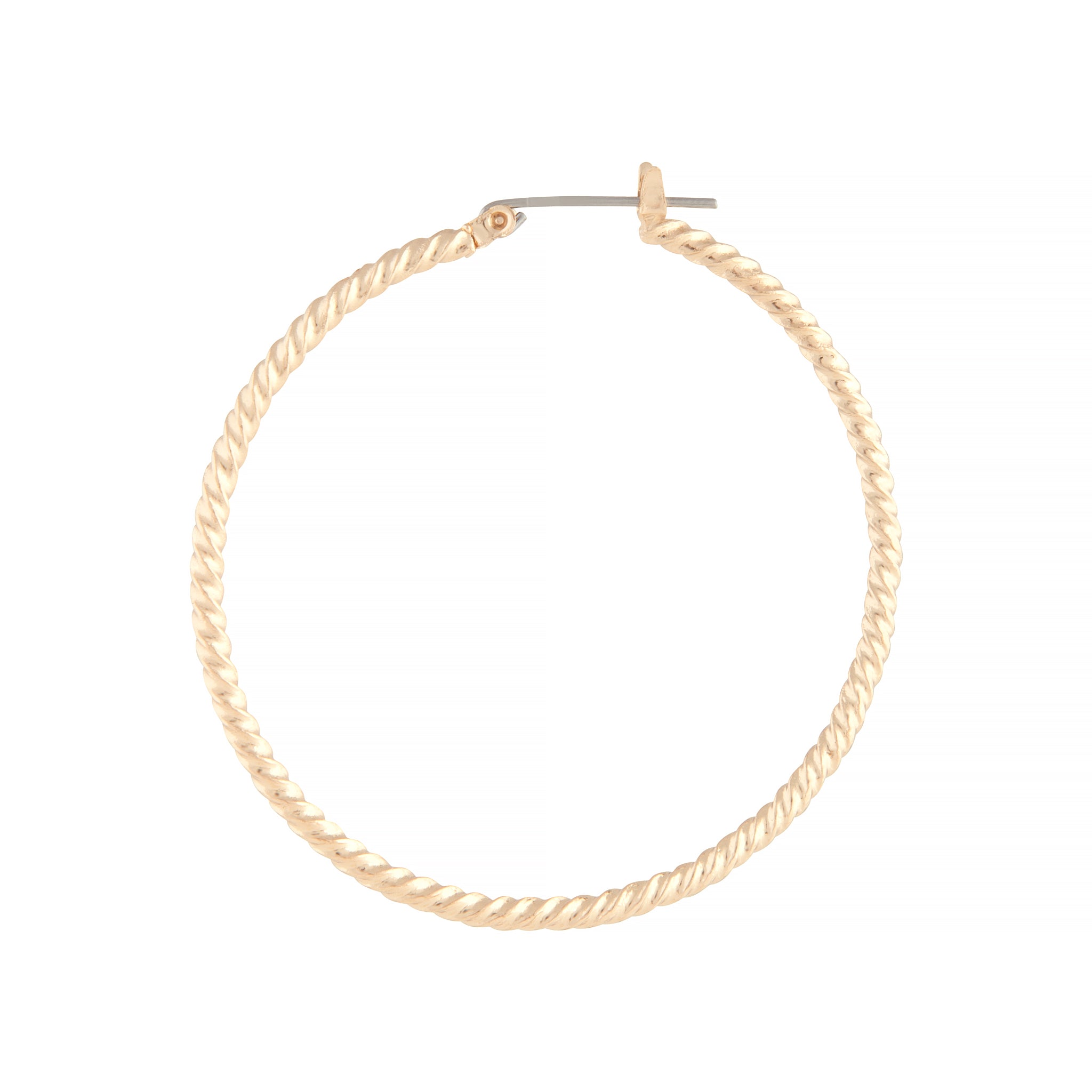 Pack of Three Stylish Gold-Toned Hoop Earrings for Women